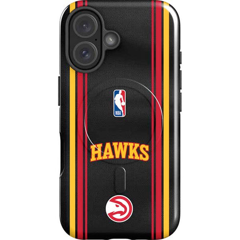 NBA Atlanta Hawks Jersey iPhone 16 Plus Magsafe Impact Case